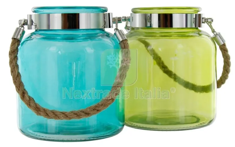 8CF Portacandela in Vetro Round Assortito — Accessori bagno — rif. FERX.96311