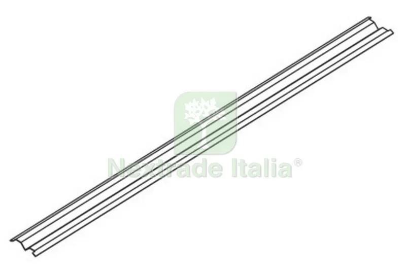 ZAF Scaffalatura Coprigondola Grigia 7,5X100 — Arredo — rif. FERX.96349
