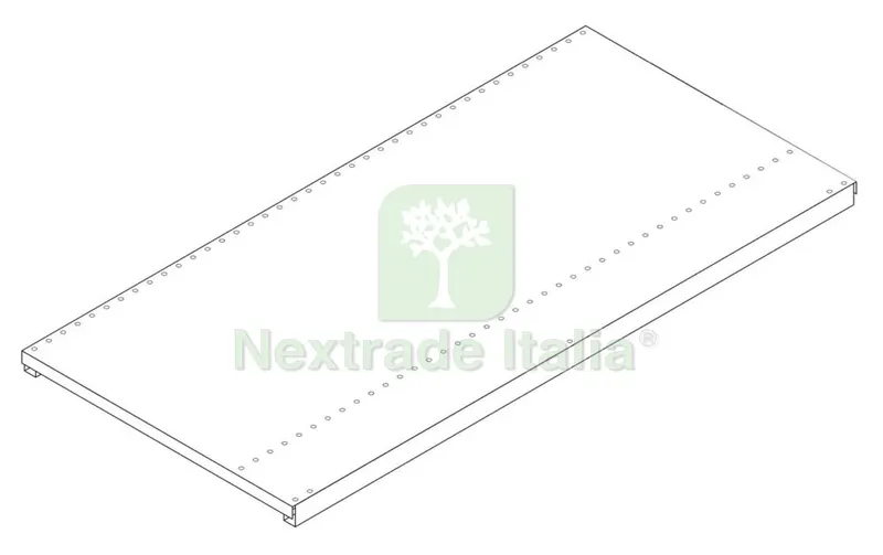 2PZ ZAF Scaffalatura Ripiano Intero CM 50X100 Grigio — Arredo — rif. FERX.96362 2PZ ZAF Scaffalatura Ripiano Intero CM 50X100 Grigio — Arredo — rif. FERX.96362