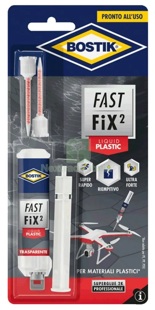 6PZ BOSTIK COLLA FAST FIX LIQUID PLASTIC — Adesivi e sigillanti — rif. FERX.96395