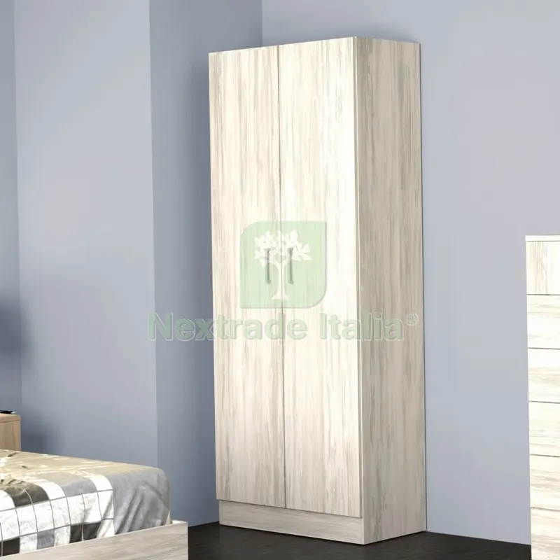 Kit Armadio 2ANTE 77X190X50 Bianco Venato K083 — Arredo — rif. FERX.964