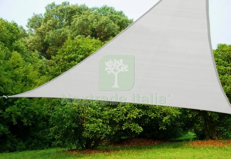 TELO OMBREGGIANTE HDPE "VELA" MT 5X5X5 TRI. BIANCO — Teli e teloni — rif. FERX.96412