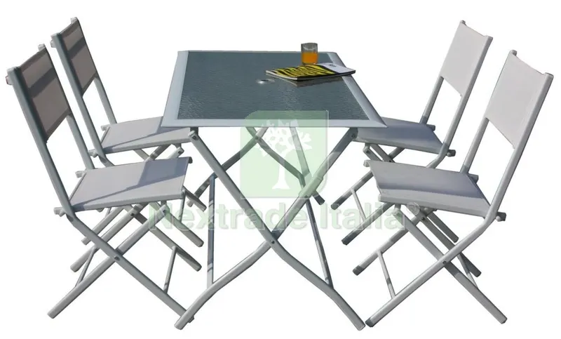 Set Tavolo + 4 Sedie Pieghevole Astro HFS-268 — Tempo libero outdoor — rif. FERX.96413 Set Tavolo + 4 Sedie Pieghevole Astro HFS-268 — Tempo libero outdoor — rif. FERX.96413
