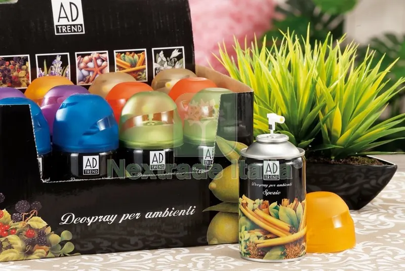 12PZ Deospray per Ambiente Deodorante ML 250 6 Fragranze Assortite — Deodoranti ambiente — rif. FERX.96419
