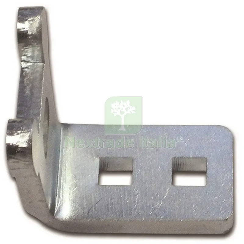 2PZ Portalucchetto Tiger Acciaio Zincato MM 8X40X70 — Lucchetti e catene — rif. FERX.96551 2PZ Portalucchetto Tiger Acciaio Zincato MM 8X40X70 — Lucchetti e catene — rif. FERX.96551