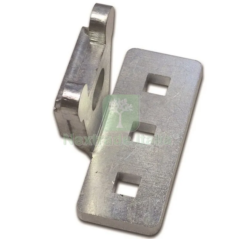 2PZ Portalucchetto Panzer Verticale Acciaio Zincato MM 14X100X50 — Lucchetti e catene — rif. FERX.96591