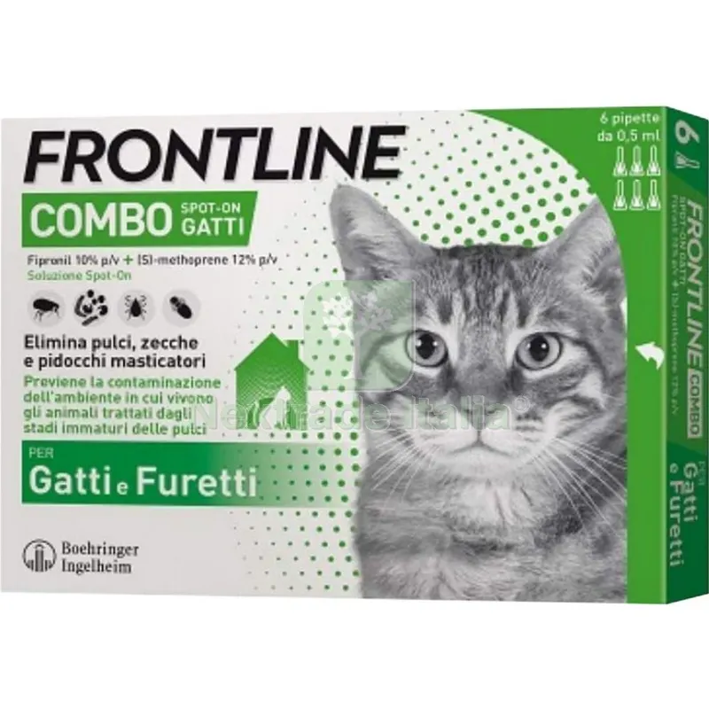 FRONTLINE COMBO GATTI (6PIPETTE OFF-SPECIAL) — Gatti — rif. FERX.966