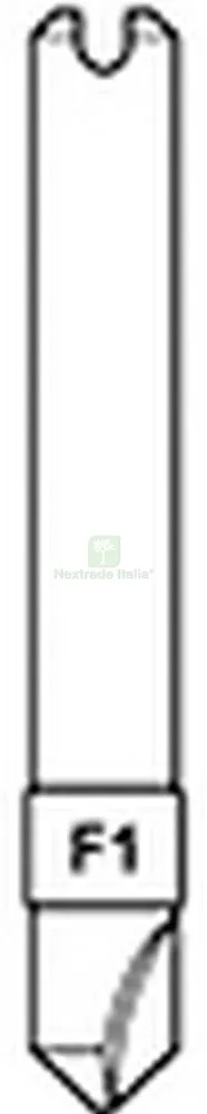 Silca Fresa F1(PUNZONATE) x Matrix D739971ZB — Serrature e cilindri — rif. FERX.9670