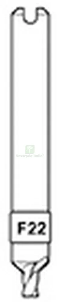 SILCA FRESA F22 (FRESATE) X MATRIX D739973ZB — Serrature e cilindri — rif. FERX.9679 SILCA FRESA F22 (FRESATE) X MATRIX D739973ZB — Serrature e cilindri — rif. FERX.9679