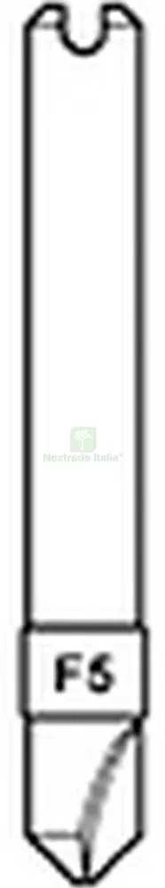 Silca Fresa F5 (viro) x Matrix MOD.D740455ZB — Serrature e cilindri — rif. FERX.9681 Silca Fresa F5 (viro) x Matrix MOD.D740455ZB — Serrature e cilindri — rif. FERX.9681