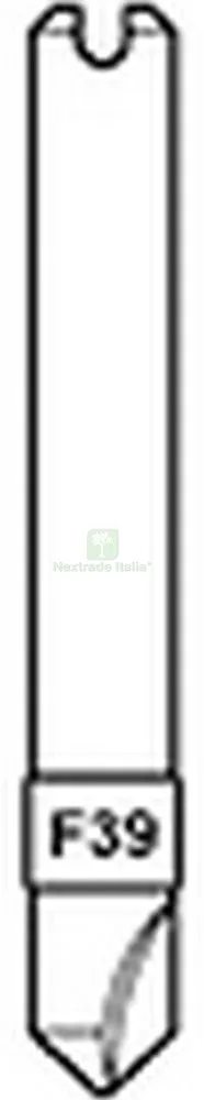 SILCA FRESA F39(ISEO) X MATRIX MOD.D740442ZB — Serrature e cilindri — rif. FERX.9689 SILCA FRESA F39(ISEO) X MATRIX MOD.D740442ZB — Serrature e cilindri — rif. FERX.9689