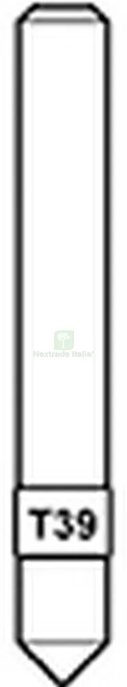 Silca Tastatore T39 (iseo)x Matrix D740367ZB — Serrature e cilindri — rif. FERX.9693 Silca Tastatore T39 (iseo)x Matrix D740367ZB — Serrature e cilindri — rif. FERX.9693