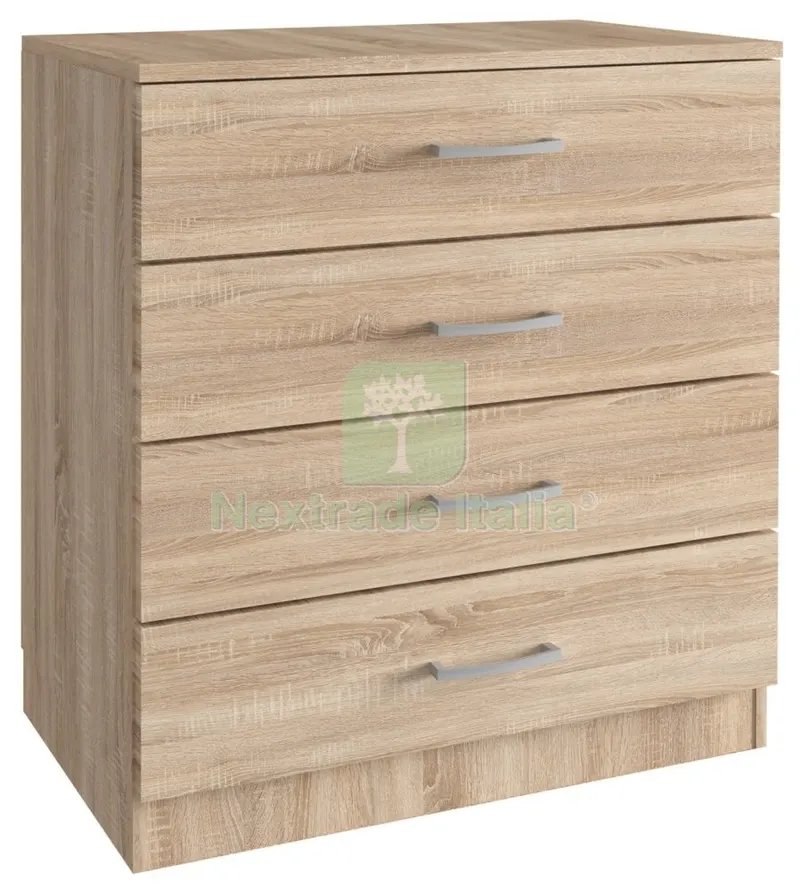 Kit Cassettone 4 Cassetti 70X40XH72 CM Rovere — Arredo — rif. FERX.96998 Kit Cassettone 4 Cassetti 70X40XH72 CM Rovere — Arredo — rif. FERX.96998