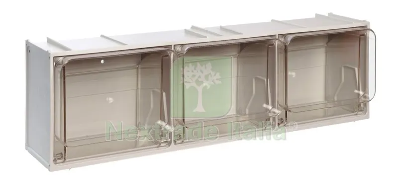Madia 3 Cassetti 'cristal BOX' MM 600X155X175H — Maschi e filettatura manuale — rif. FERX.97010 Madia 3 Cassetti 'cristal BOX' MM 600X155X175H — Maschi e filettatura manuale — rif. FERX.97010