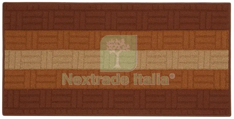 4PZ Tappeto per Cucina MIA 50X115 CM Marrone — Casalinghi e organizzazione — rif. FERX.97074 4PZ Tappeto per Cucina MIA 50X115 CM Marrone — Casalinghi e organizzazione — rif. FERX.97074