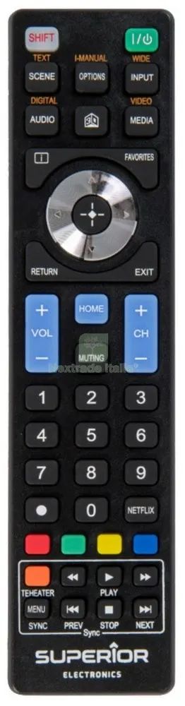 TELECOMANDO TV "SUPERIOR" ORIGINALE SONY — Telecomandi e ricambi — rif. FERX.97104