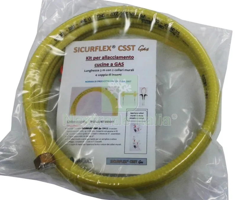 TUBO FLESSIBILE GAS 300 CM F.F.1/2 UNI15266 nx1 — Tubi e raccordi — rif. FERX.97116 TUBO FLESSIBILE GAS 300 CM F.F.1/2 UNI15266 nx1 — Tubi e raccordi — rif. FERX.97116