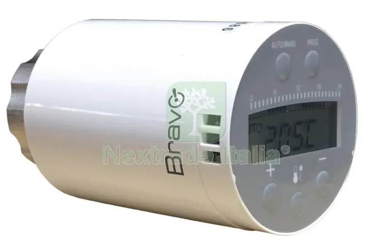 TESTINA TERMOVALVOLA DIGITALE REGOLABILE CON ADATTATORI — Rubinetti e valvole — rif. FERX.97153