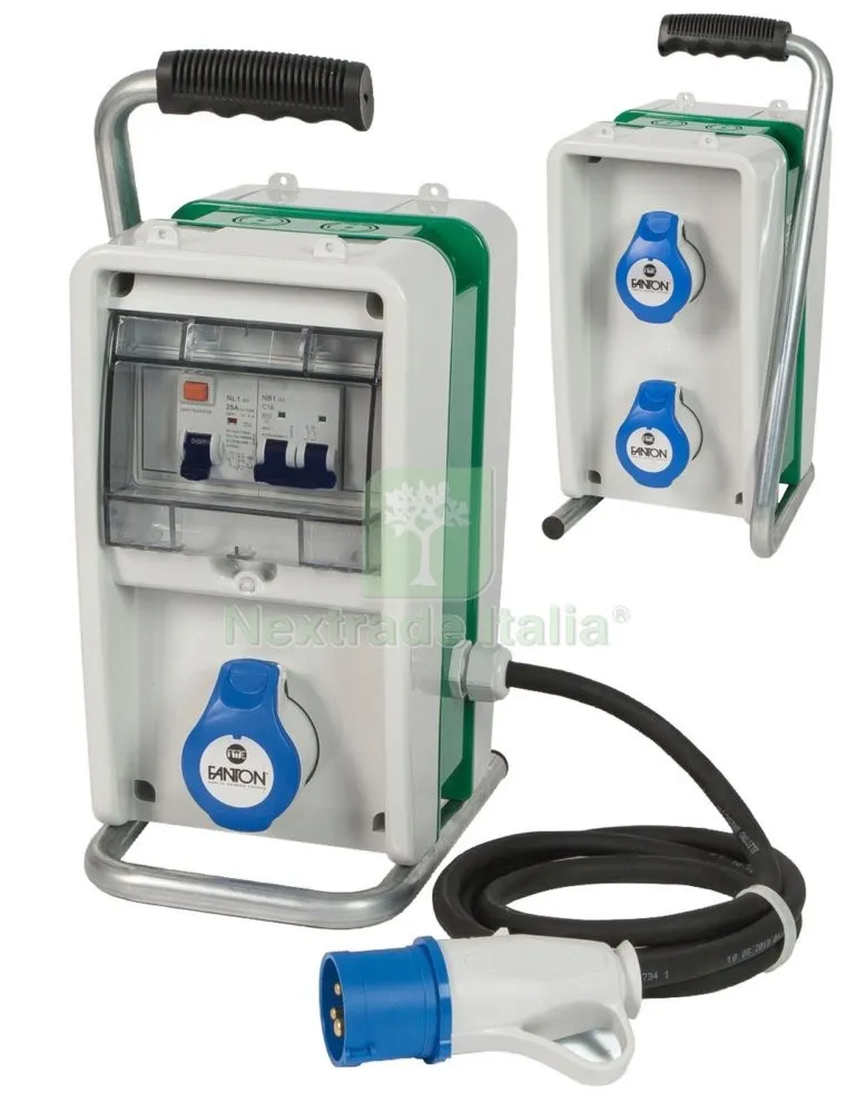FME ART. 74.303 QUADRO 3 PRESE -CE-220V PORTATILE — Interruttori e prese — rif. FERX.97154