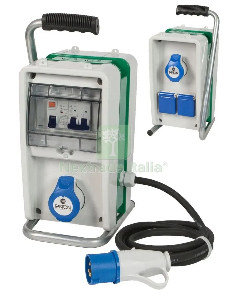 FME ART. 74.304 QUADRO 2P-CE-220V+2 BIPOLARI SC. PORT — Interruttori e prese — rif. FERX.97155