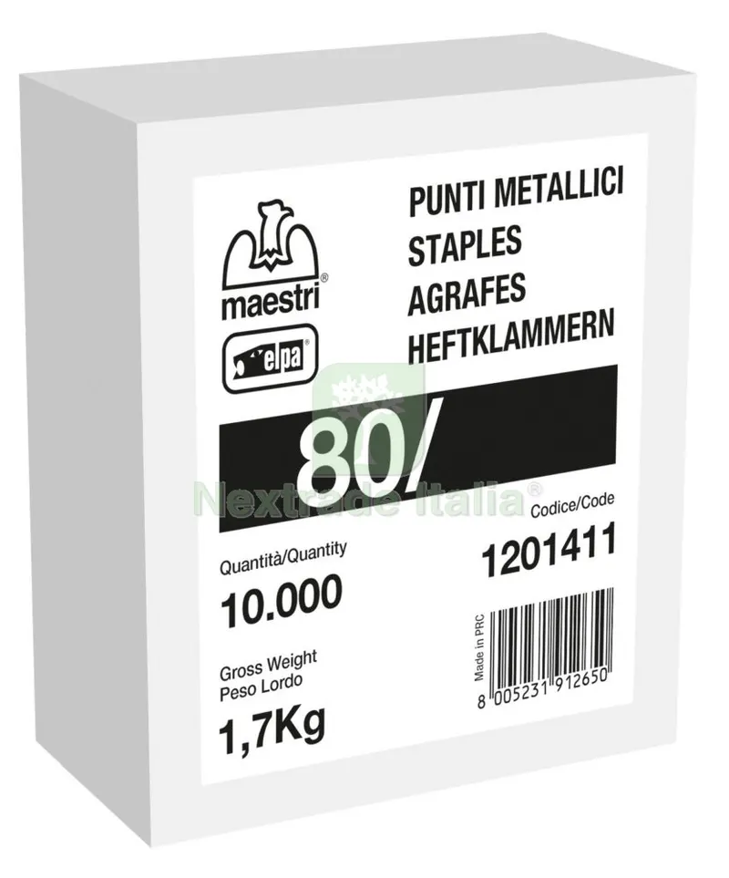Maestri Punti per Spillatrice ART. 80/10 PZ 10.000 Galvanizzati — Articoli per ufficio — rif. FERX.97165 Maestri Punti per Spillatrice ART. 80/10 PZ 10.000 Galvanizzati — Articoli per ufficio — rif. FERX.97165