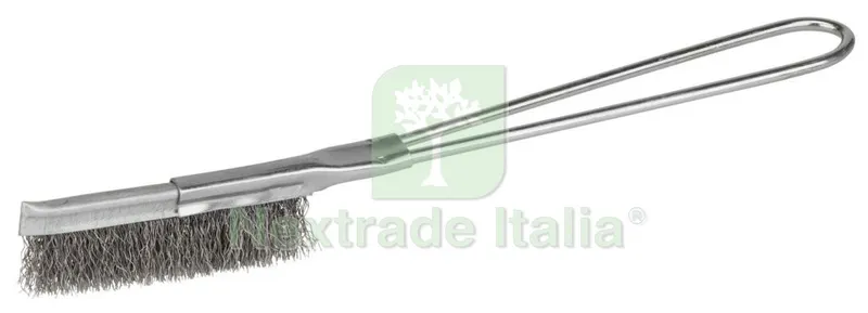 POGGI ART. 496.82 MINISPAZZOLA FILI DI ACCIAIO LUNGHEZZA 23 CM — Accessori e ricambi utensili elettrici — rif. FERX.97183 POGGI ART. 496.82 MINISPAZZOLA FILI DI ACCIAIO LUNGHEZZA 23 CM — Accessori e ricambi utensili elettrici — rif. FERX.97183