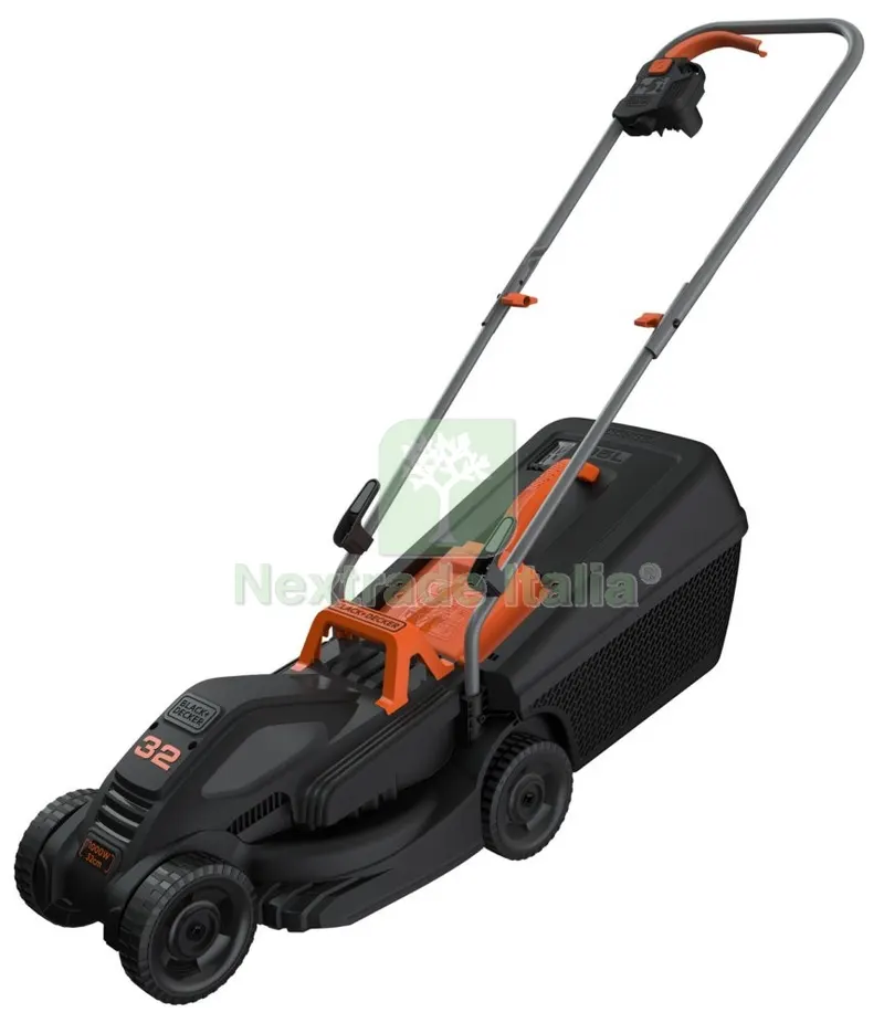 TOSAERBA B&D 1000W LARGHEZZA TAGLIO 32CM ALTEZZA REGOLABILE 20 40 60 MM — Attrezzi da giardino a motore — rif. FERX.97197