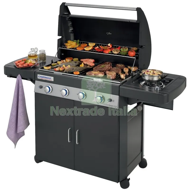Barbecue a GAS 4 Series Classic LSD 4 Bruciatori in Inox — Tempo libero outdoor — rif. FERX.97335 Barbecue a GAS 4 Series Classic LSD 4 Bruciatori in Inox — Tempo libero outdoor — rif. FERX.97335