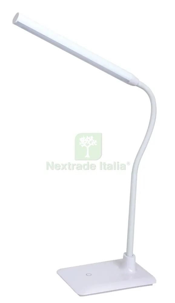Lampada da Scrittoio LED 6W Slim Bianco — Illuminazione — rif. FERX.97347 Lampada da Scrittoio LED 6W Slim Bianco — Illuminazione — rif. FERX.97347