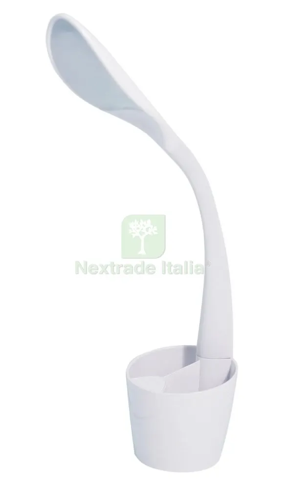 Lampada da Scrittoio LED 6W Swan Bianca — Illuminazione — rif. FERX.97349 Lampada da Scrittoio LED 6W Swan Bianca — Illuminazione — rif. FERX.97349