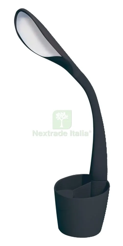 Lampada da Scrittoio LED 6W Swan Nera — Illuminazione — rif. FERX.97350 Lampada da Scrittoio LED 6W Swan Nera — Illuminazione — rif. FERX.97350