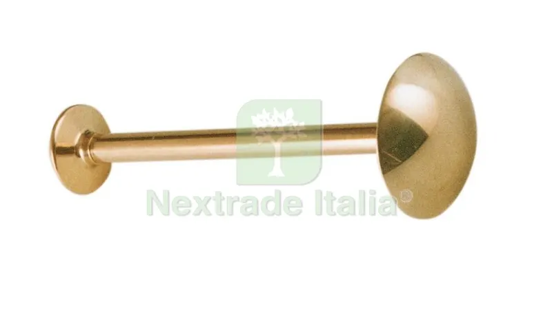 10PZ Fermatenda in Ottone D 55 MM x 15 CM ART. 20031 — Casalinghi e organizzazione — rif. FERX.9737 10PZ Fermatenda in Ottone D 55 MM x 15 CM ART. 20031 — Casalinghi e organizzazione — rif. FERX.9737