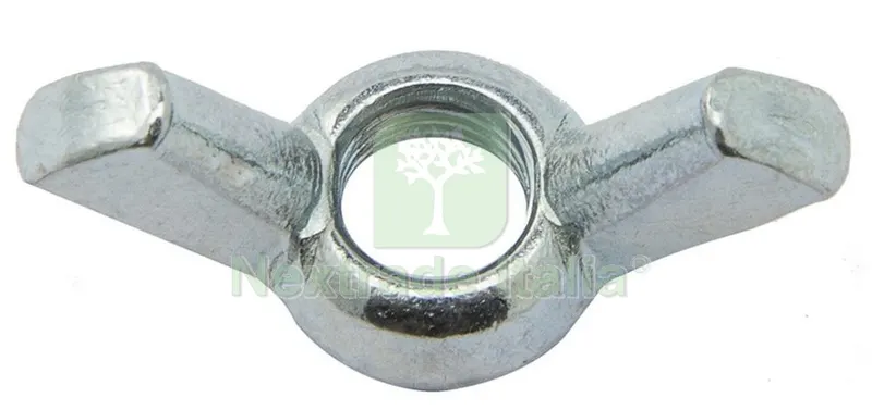 200PZ DADI A GALLETTO ACCIAIO ZINCATO UNI/5448.71 5MA — Bulloni, dadi e rondelle — rif. FERX.9749 200PZ DADI A GALLETTO ACCIAIO ZINCATO UNI/5448.71 5MA — Bulloni, dadi e rondelle — rif. FERX.9749