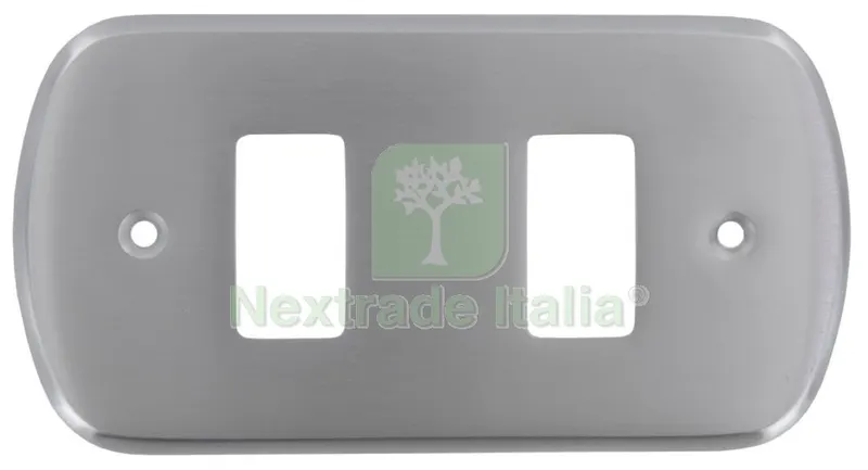 10PZ COPRINTERRUTTORE "AURORA" CROMO SATINATO MISURA B — Interruttori e prese — rif. FERX.9790 10PZ COPRINTERRUTTORE "AURORA" CROMO SATINATO MISURA B — Interruttori e prese — rif. FERX.9790