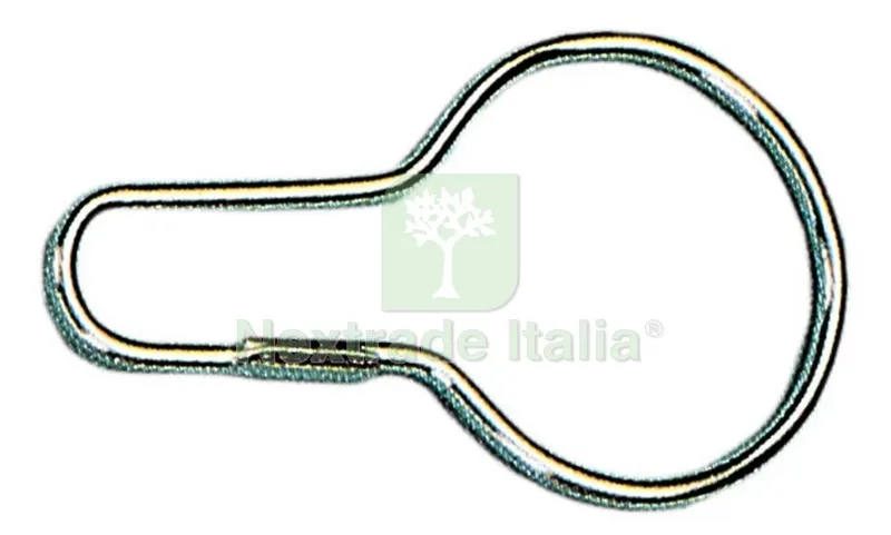5SCATOLE SC ANELLI SAGOMATO NICHELATO A PRESSIONE N.2 (PZ.10) — Ruote e rotelle — rif. FERX.98039