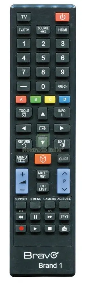 TELECOMANDO TV BRAVO BRAND 1 SAMSUNG — Telecomandi e ricambi — rif. FERX.98190 TELECOMANDO TV BRAVO BRAND 1 SAMSUNG — Telecomandi e ricambi — rif. FERX.98190