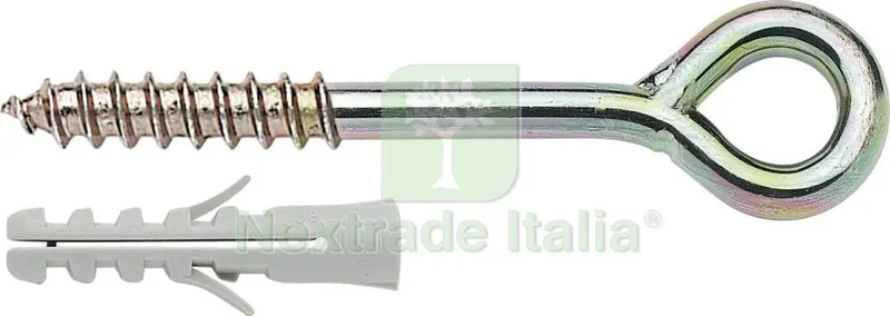 15PZ ELEMATIC ANCORANTE E/PN 14X140 OCCHIOLO DIAMETRO 50 — Tasselli e ancoraggi — rif. FERX.9822