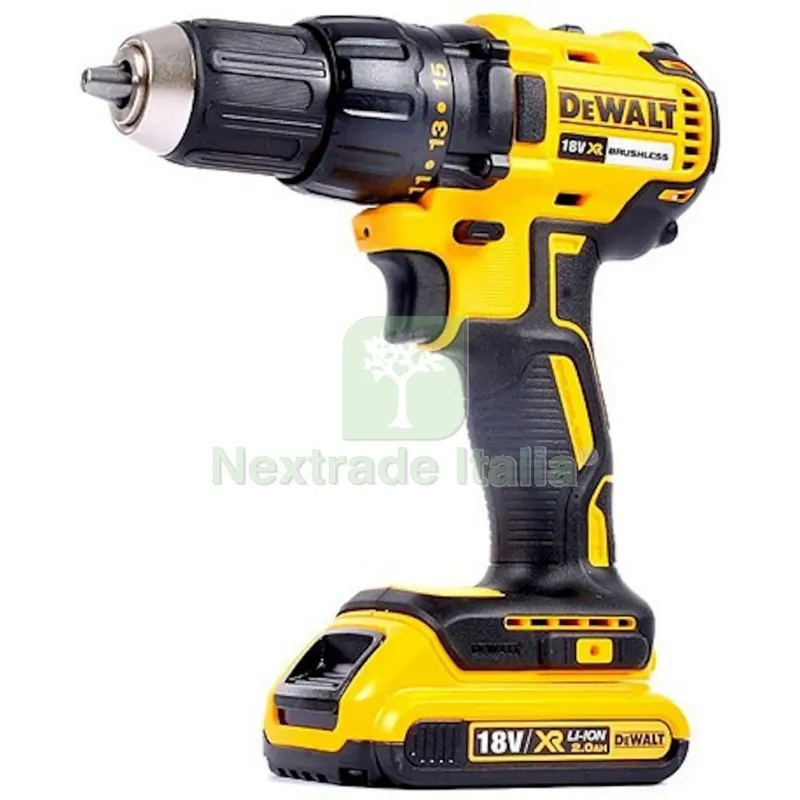 Dewalt Trapano a Percussione Brushless 2B 18V 2,0 Ah DCD777D2T — Trapani e avvitatori — rif. FERX.98224 Dewalt Trapano a Percussione Brushless 2B 18V 2,0 Ah DCD777D2T — Trapani e avvitatori — rif. FERX.98224