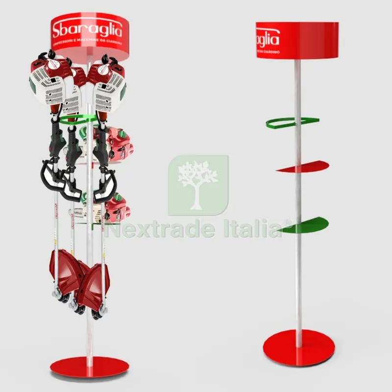 Espositore Motoseghe-Decespugliatore Sbaraglia — Attrezzi da giardino a motore — rif. FERX.98228