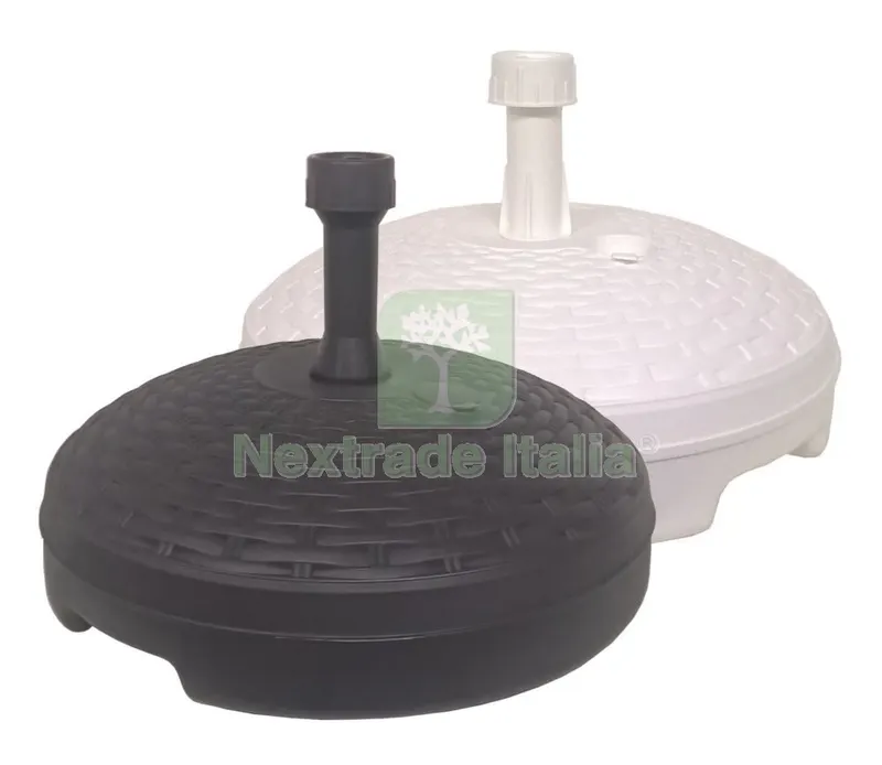 6PZ Base Ombrellone PVC Rattan DIAMETRO.45 Tubo DIAMETRO.35 Colori Assortiti — Tempo libero outdoor — rif. FERX.98290