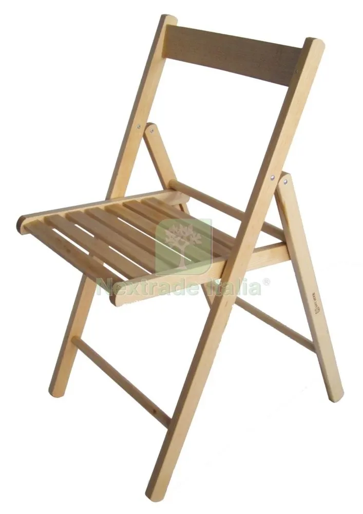 4PZ Sedia Legno PIC NIC Pieghevole CM. 42X41X86H — Arredo — rif. FERX.98317 4PZ Sedia Legno PIC NIC Pieghevole CM. 42X41X86H — Arredo — rif. FERX.98317