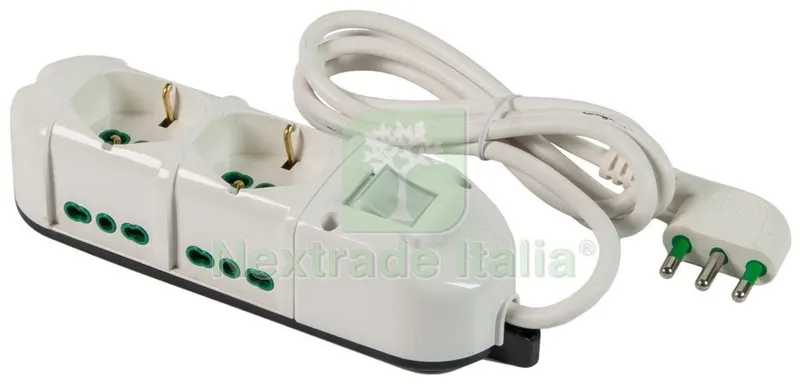 FME ART. 49.112 MULTIPRESA 6PRESE 2BIPASSO/SCHUKO+4B+INTERRUTTORE RETAIL — Interruttori e prese — rif. FERX.98340 FME ART. 49.112 MULTIPRESA 6PRESE 2BIPASSO/SCHUKO+4B+INTERRUTTORE RETAIL — Interruttori e prese — rif. FERX.98340