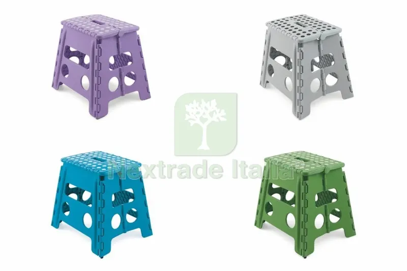Sgabello Pieghevole ABS CM 31X20X30 Colori Assortiti — Arredo — rif. FERX.98386