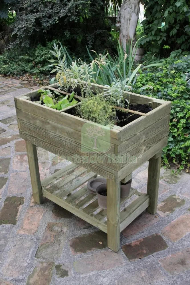ORTOLEGNO PENSILE A PAVIMENTO CM.80X50X80H — Irrigazione — rif. FERX.98414 ORTOLEGNO PENSILE A PAVIMENTO CM.80X50X80H — Irrigazione — rif. FERX.98414