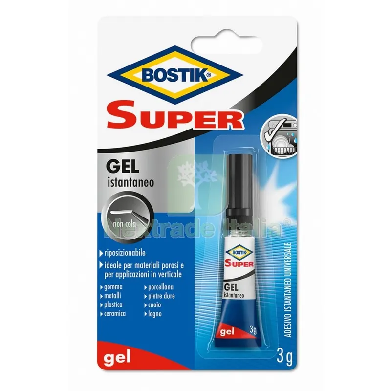 12PZ BOSTIK SUPER GEL 3 GR. — Adesivi e sigillanti — rif. FERX.98423 12PZ BOSTIK SUPER GEL 3 GR. — Adesivi e sigillanti — rif. FERX.98423