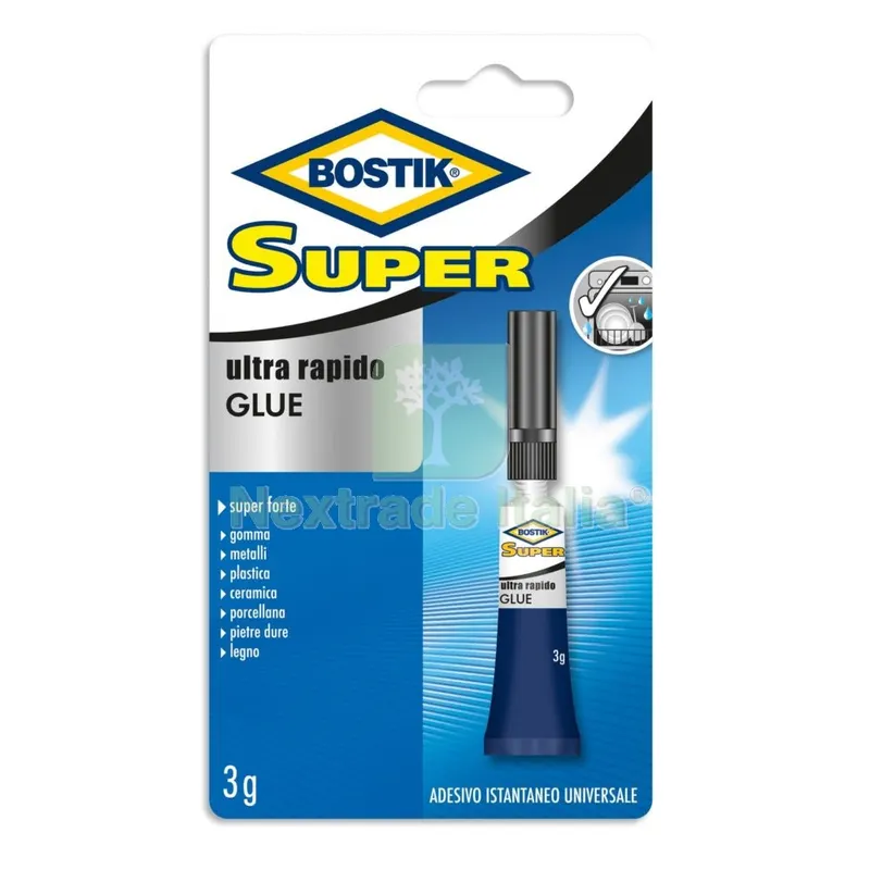 24PZ BOSTIK SUPER GLUE 3 GR. — Adesivi e sigillanti — rif. FERX.98425 24PZ BOSTIK SUPER GLUE 3 GR. — Adesivi e sigillanti — rif. FERX.98425