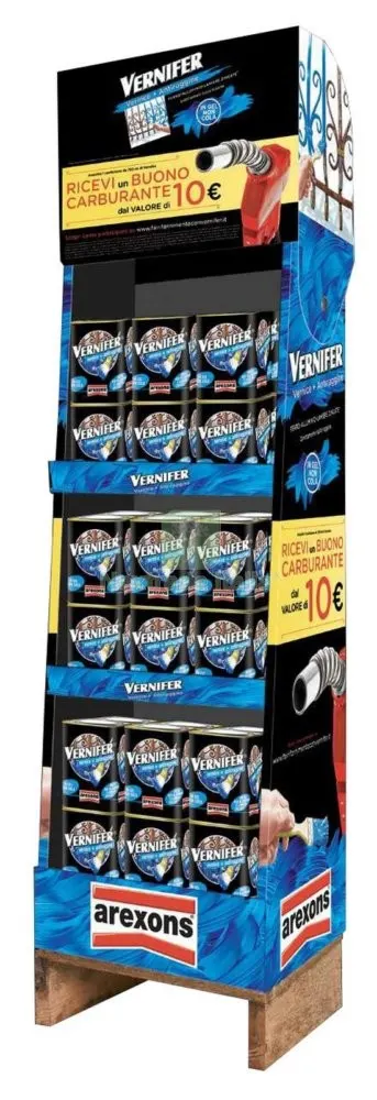 Espositore Vernifer 750 ML. PZ.6 x 6 Tinte — Articoli per ufficio — rif. FERX.98587