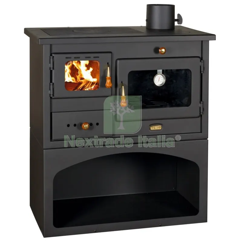 CUCINA A LEGNA MODELLO PRITY MIA CON FORNO NERA — Punte, frese e dischi — rif. FERX.98588