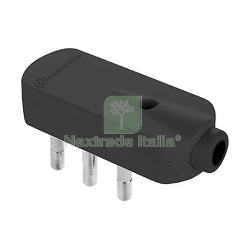 25PZ SPINA RIBASSATA 10A+T NERA FIGURA 6 — Interruttori e prese — rif. FERX.98617 25PZ SPINA RIBASSATA 10A+T NERA FIGURA 6 — Interruttori e prese — rif. FERX.98617