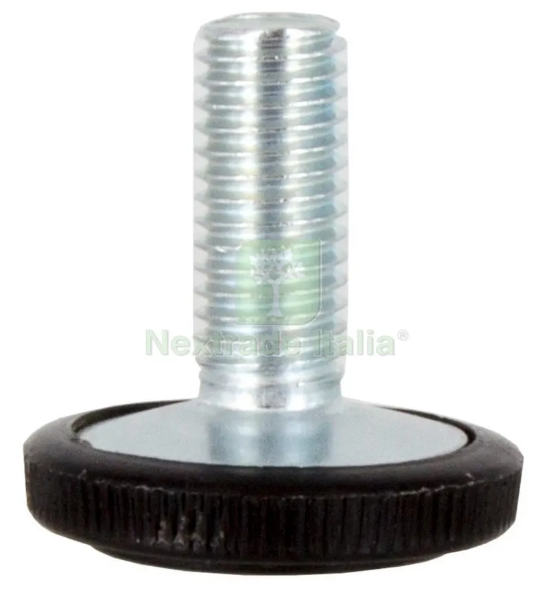 100PZ PIEDINO FISSO ZINCATO MA10 X DIAMETRO.MM.30 — Tubi e raccordi — rif. FERX.98695